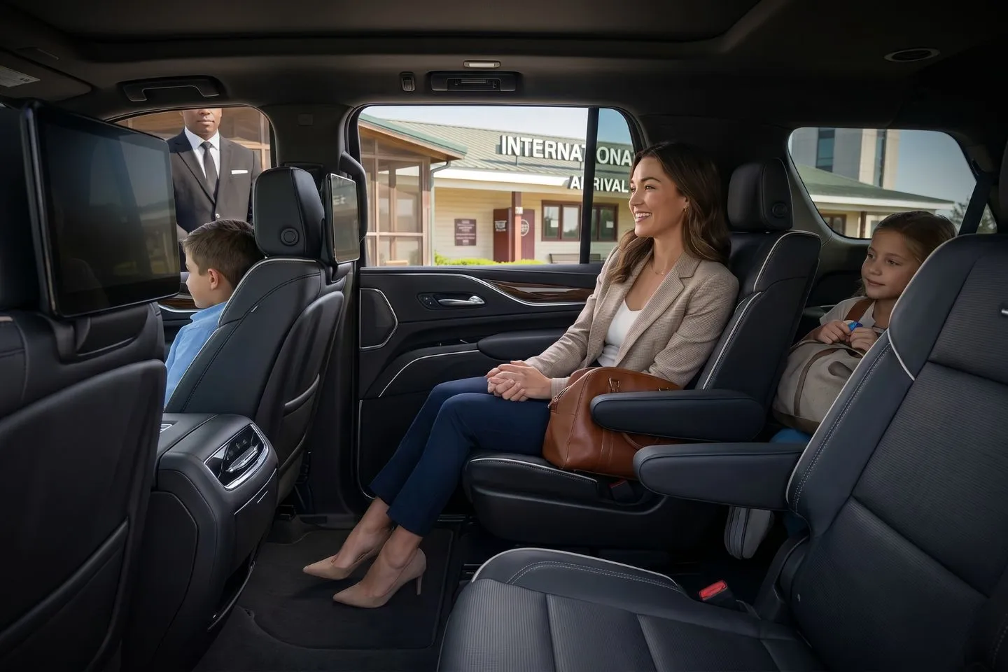 Cullman Regional Folsom Field (CMD) Airport Car Service Executive Mercedes Benz Sprinter van for corporate group transfer from CMD airport to Cullman Regional Medical Center