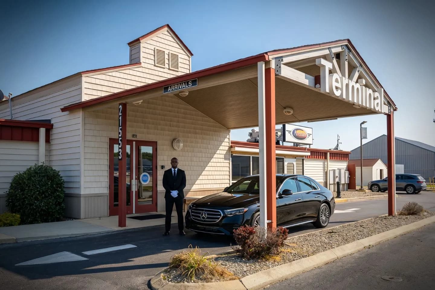 Delaware Coastal (GED) Airport Car Service Premium SUV ready for GED airport pickup near Rehoboth Beach and Delaware beaches