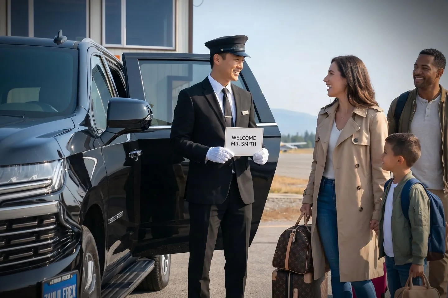 Palmer Municipal (PAQ) Airport Car Service Mercedes Benz S Class offering Palmer PAQ airport transportation to the Alaska State Fairgrounds in Palmer