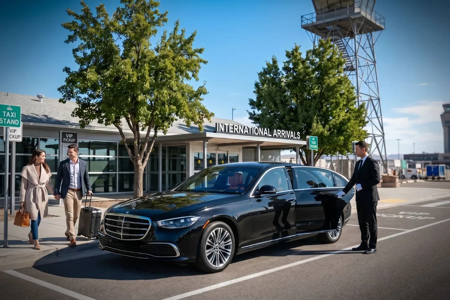 Kingman (IGM) Airport Car Service Premium Cadillac Escalade providing Kingman IGM airport car service to downtown Kingman and the Historic Route 66 corridor