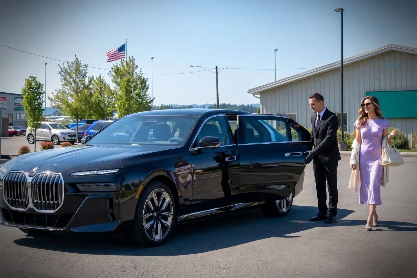 Arlington Municipal (AWO) Airport Car Service Private chauffeur-driven airport transfer service available at Arlington Municipal Airport (AWO).