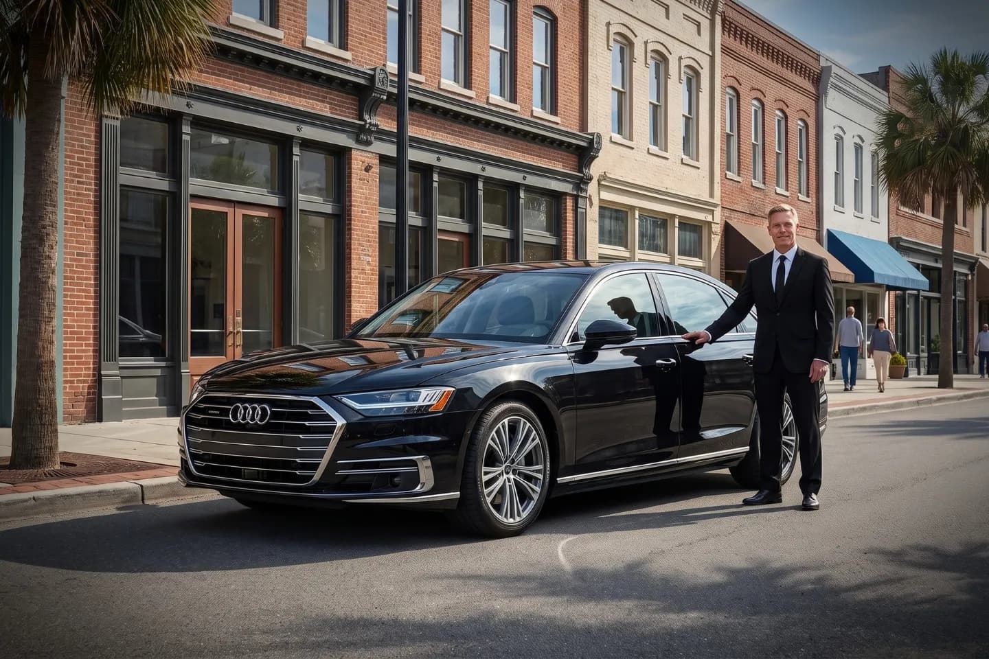 Car Service in Quitman, GA Professional chauffeur providing premium car service in Quitman, GA