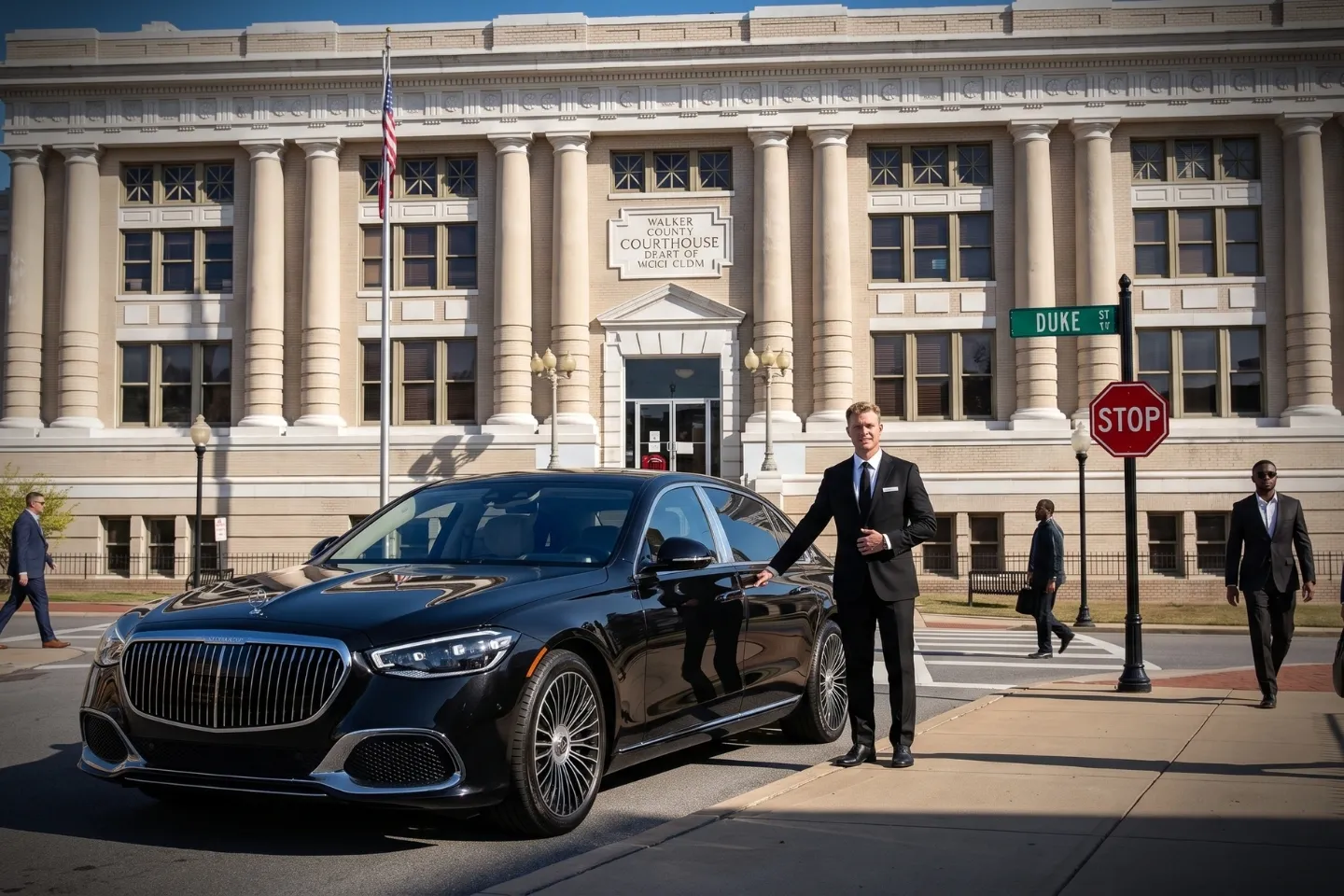 Car Service in Walker, GA Professional chauffeur providing premium car service in Walker, GA