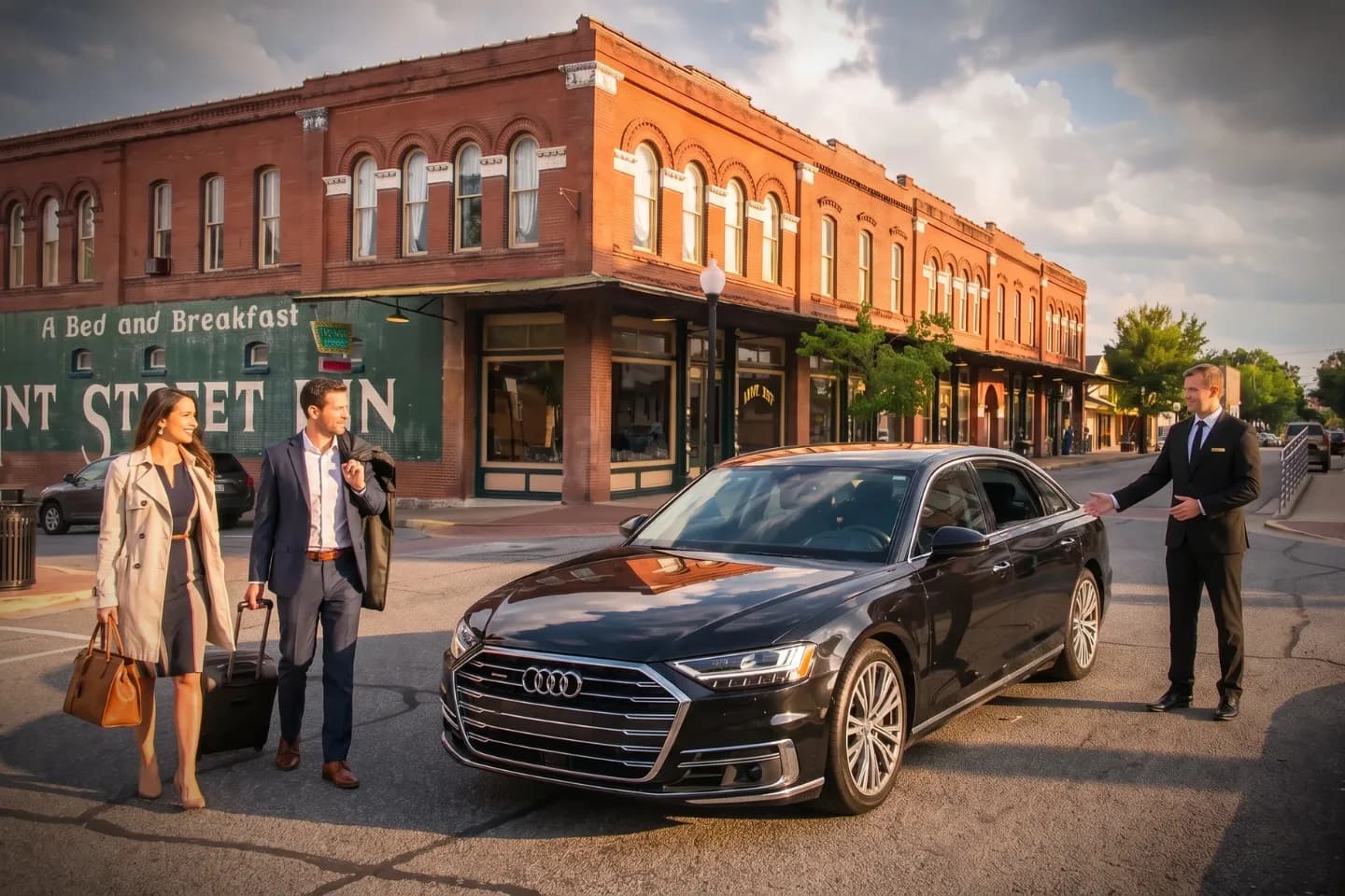 Car Service in Brazos, TX Comfortable black luxury vehicle for car service in Brazos, TX