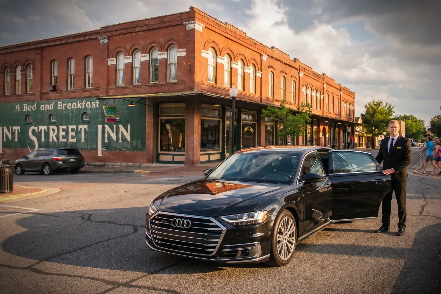 Car Service in Brazos, TX Professional chauffeur providing premium car service in Brazos, TX