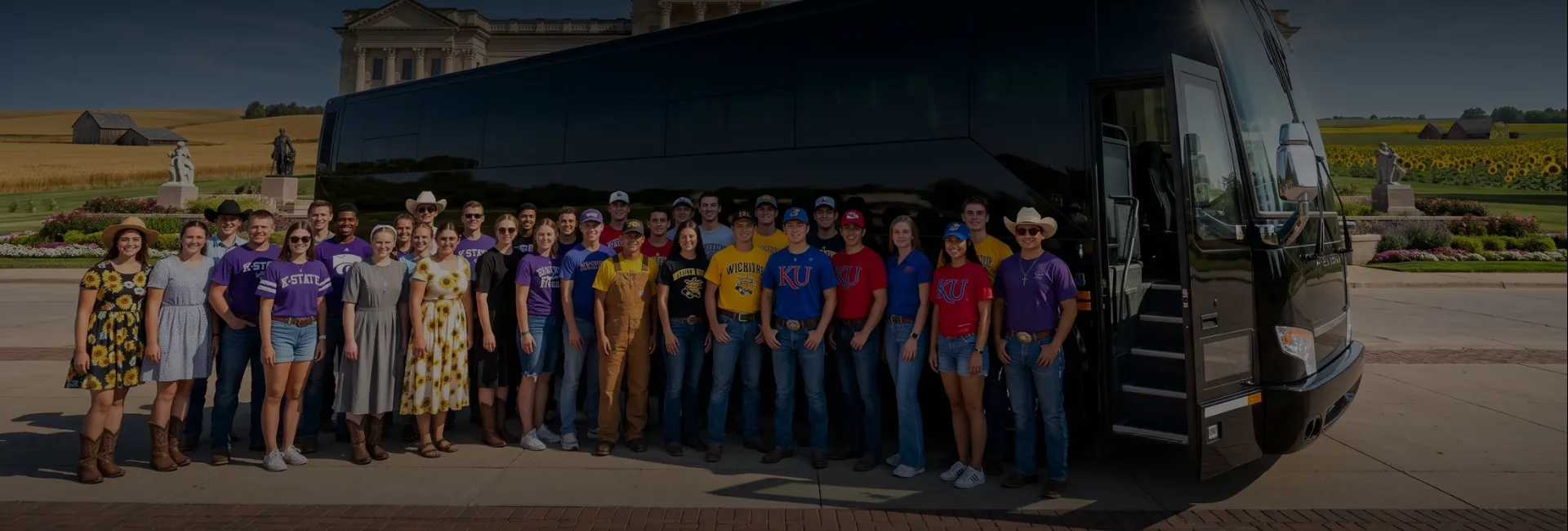 Kansas Airport Charter Bus Rental Service Kansas Airport Charter Bus Rental Service