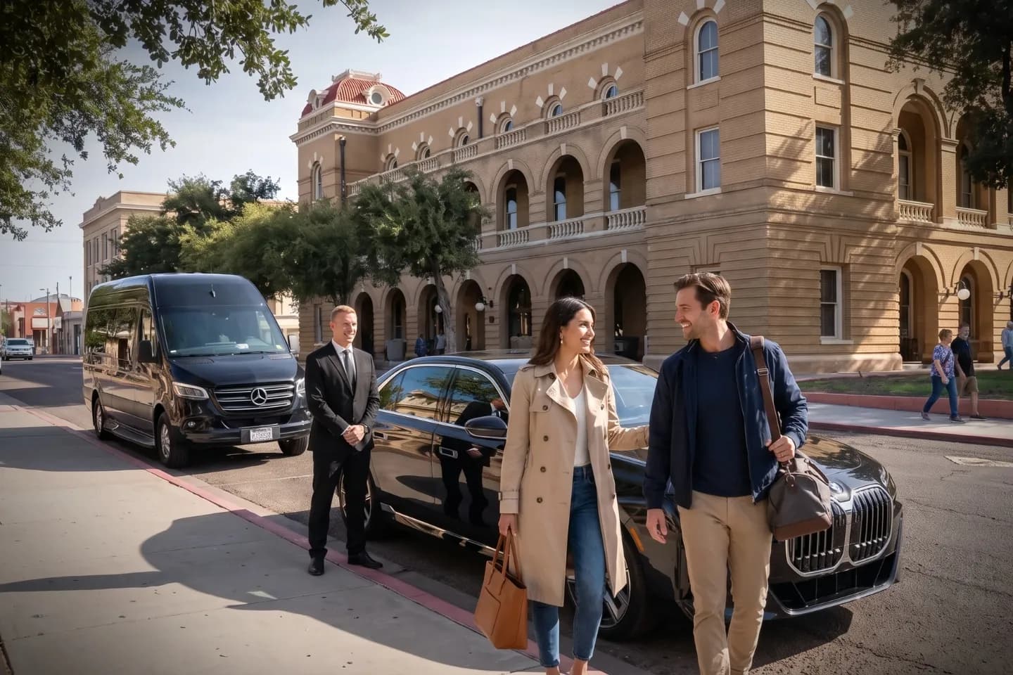 Car Service in Webb, TX Luxury Car Service in Webb, TX with professional chauffeur