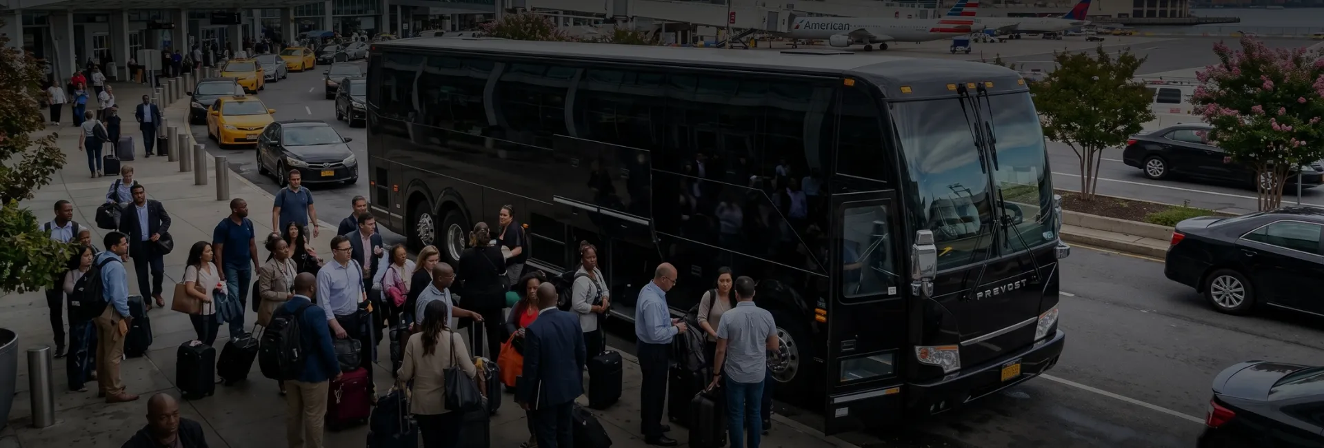 LaGuardia (LGA) Airport Charter Bus Rental Service LaGuardia (LGA) Airport Charter Bus Rental Service