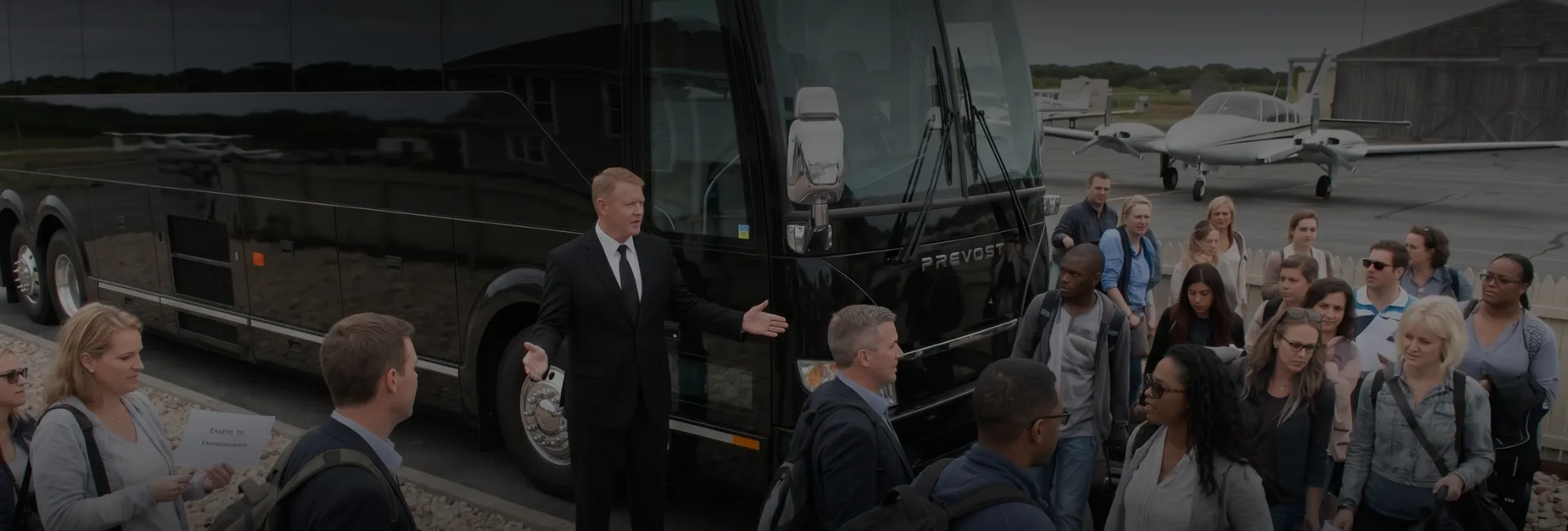 Groton New London (GON) Airport Charter Bus Rental Service Groton New London (GON) Airport Charter Bus Rental Service