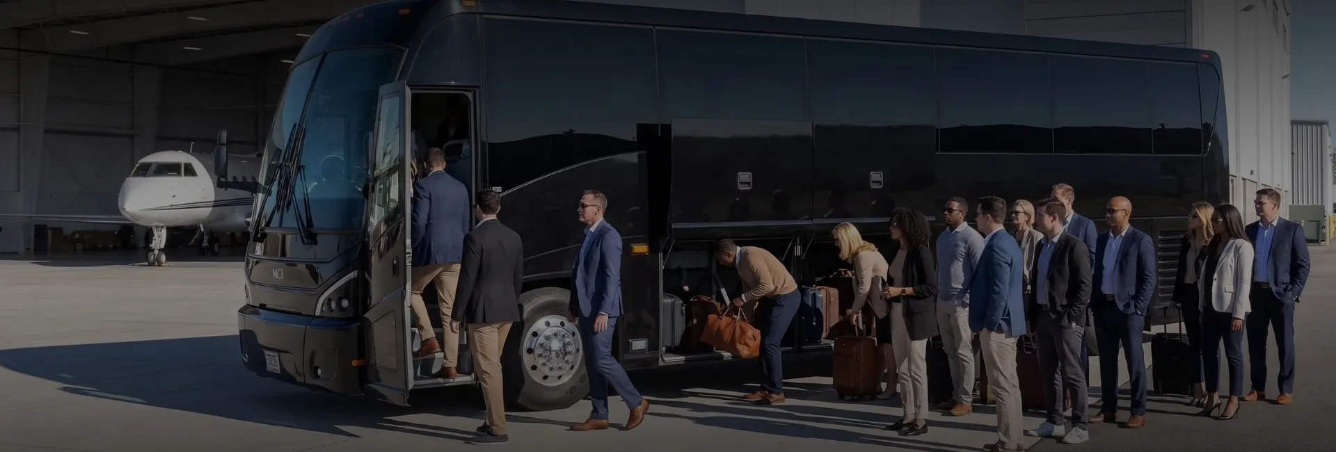 Teterboro (TEB) Airport Charter Bus Rental Service Teterboro (TEB) Airport Charter Bus Rental Service