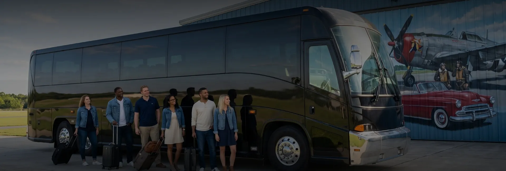 Millville Municipal (MIV) Airport Charter Bus Rental Service Millville Municipal (MIV) Airport Charter Bus Rental Service