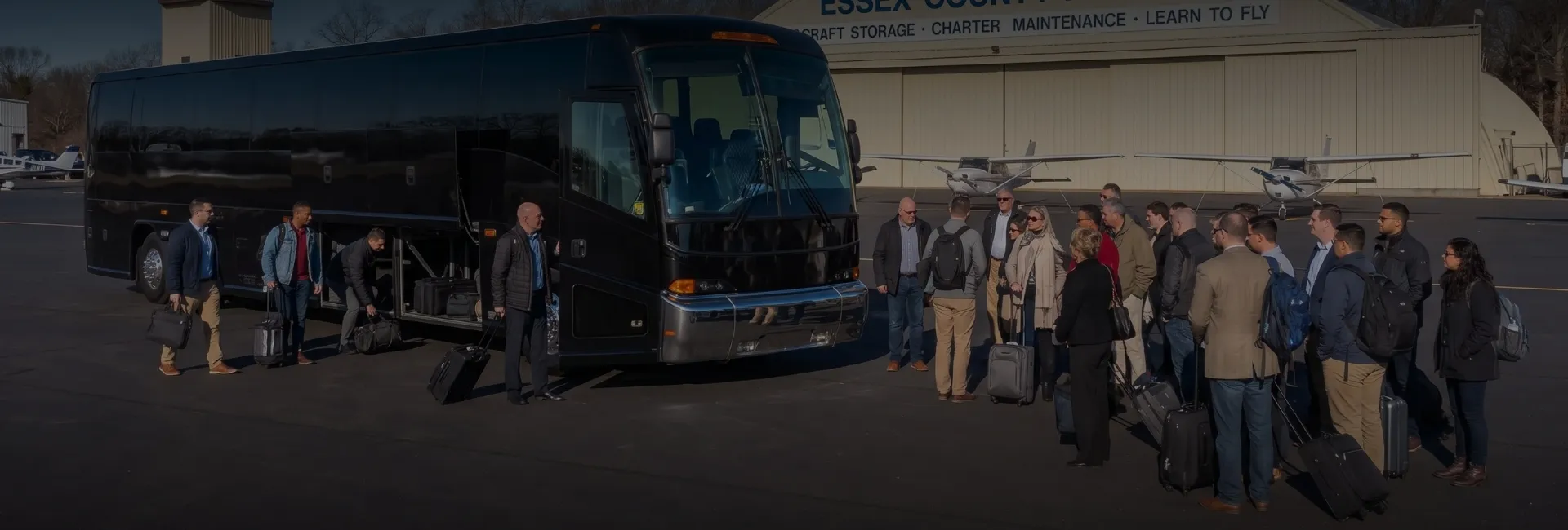 Caldwell Essex County (CDW) Airport Charter Bus Rental Service Caldwell Essex County (CDW) Airport Charter Bus Rental Service