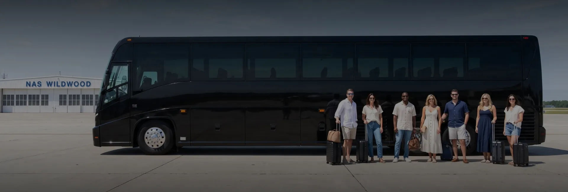 Cape May County (WWD) Airport Charter Bus Rental Service Cape May County (WWD) Airport Charter Bus Rental Service
