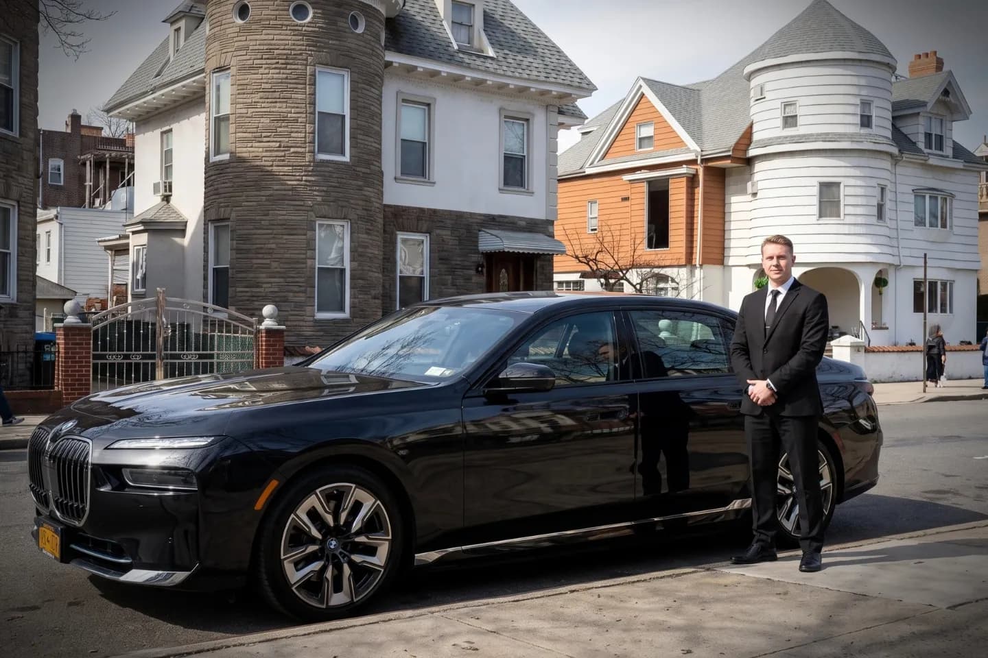 Car Service in Bath Beach, Brooklyn, NY Chauffeur loading luggage into a sedan trunk in Bath Beach, Brooklyn, NY
