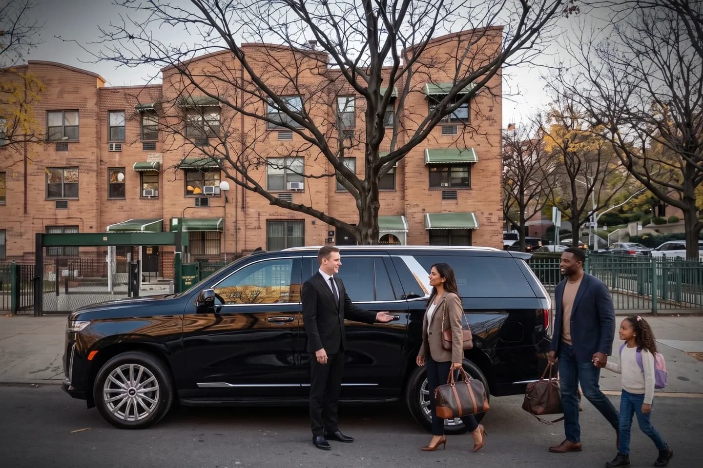 Car Service in Claremont, Bronx, NY Group of travelers loading bags into an SUV in Claremont, Bronx NY