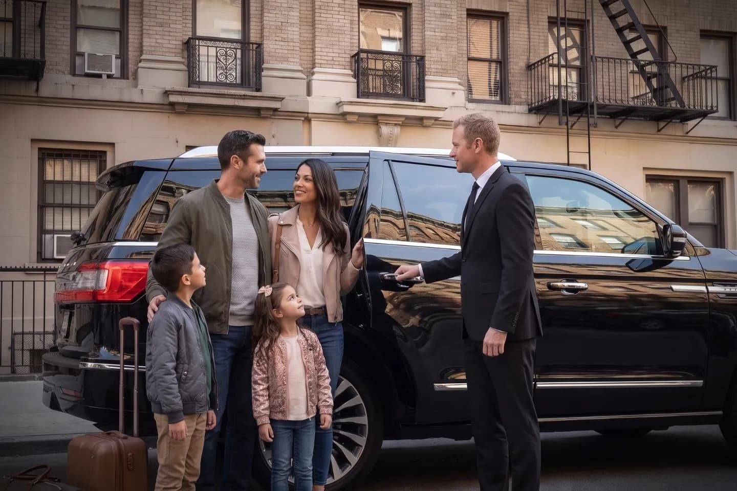 Car Service in Longwood, Bronx, NY Airport-bound black car picking up a client in Longwood, Bronx NY