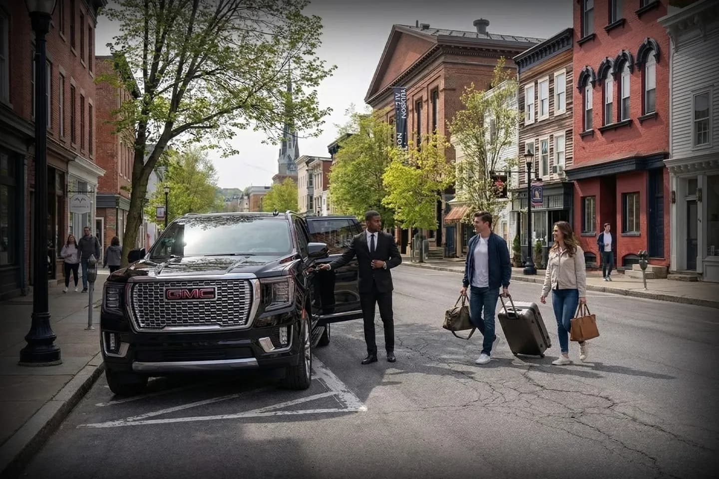 Airport transfer car by Warren car service