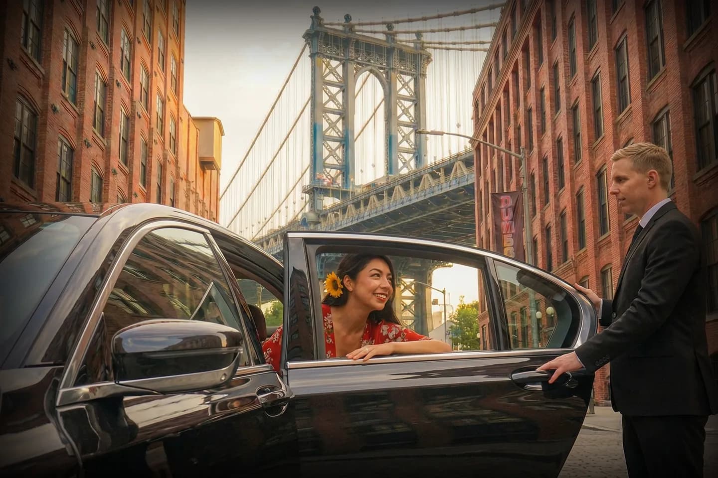 Luxury black car for Brooklyn car service in Brooklyn, NY