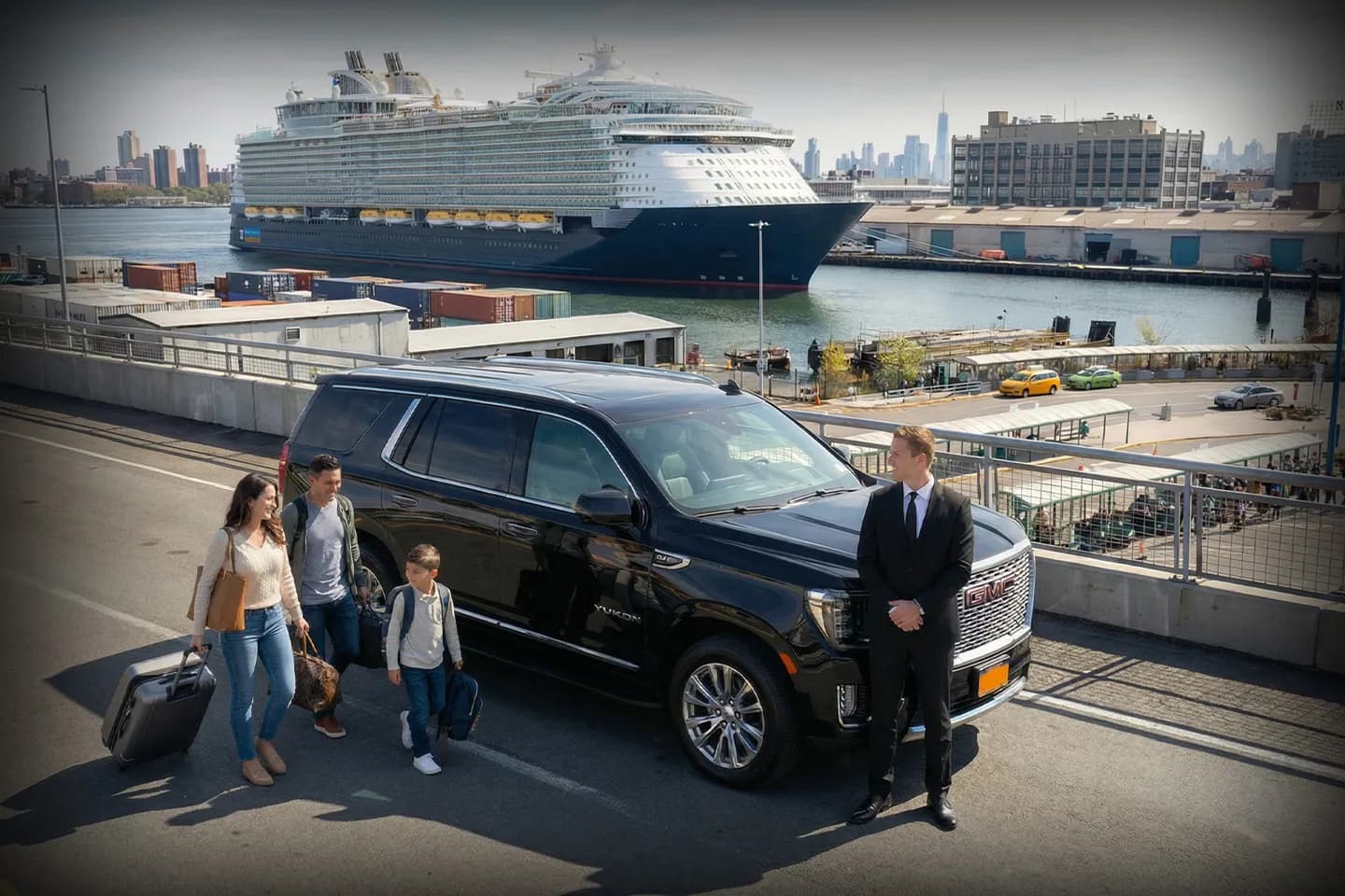 Private chauffeur-driven car service to and from Brooklyn Cruise Terminal
