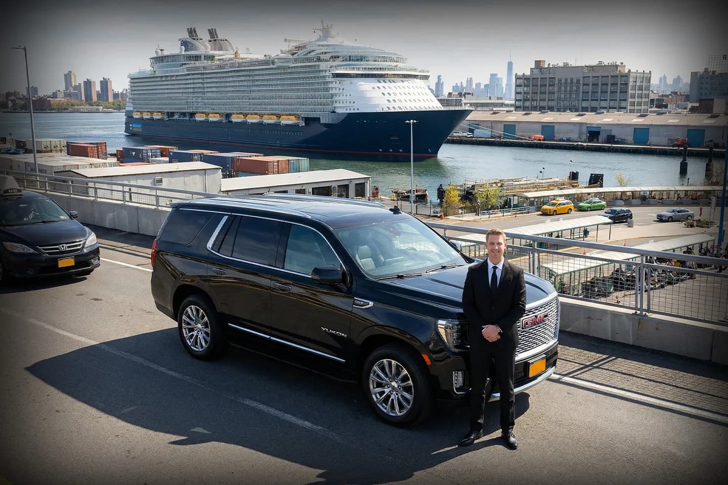 Luxury SUV and shuttle service for group transportation to Brooklyn Cruise Terminal