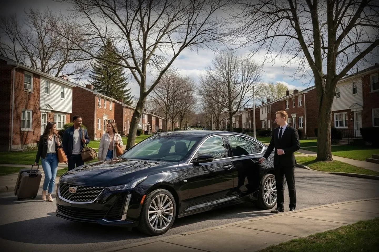 Airport transfer vehicle for Yates car service
