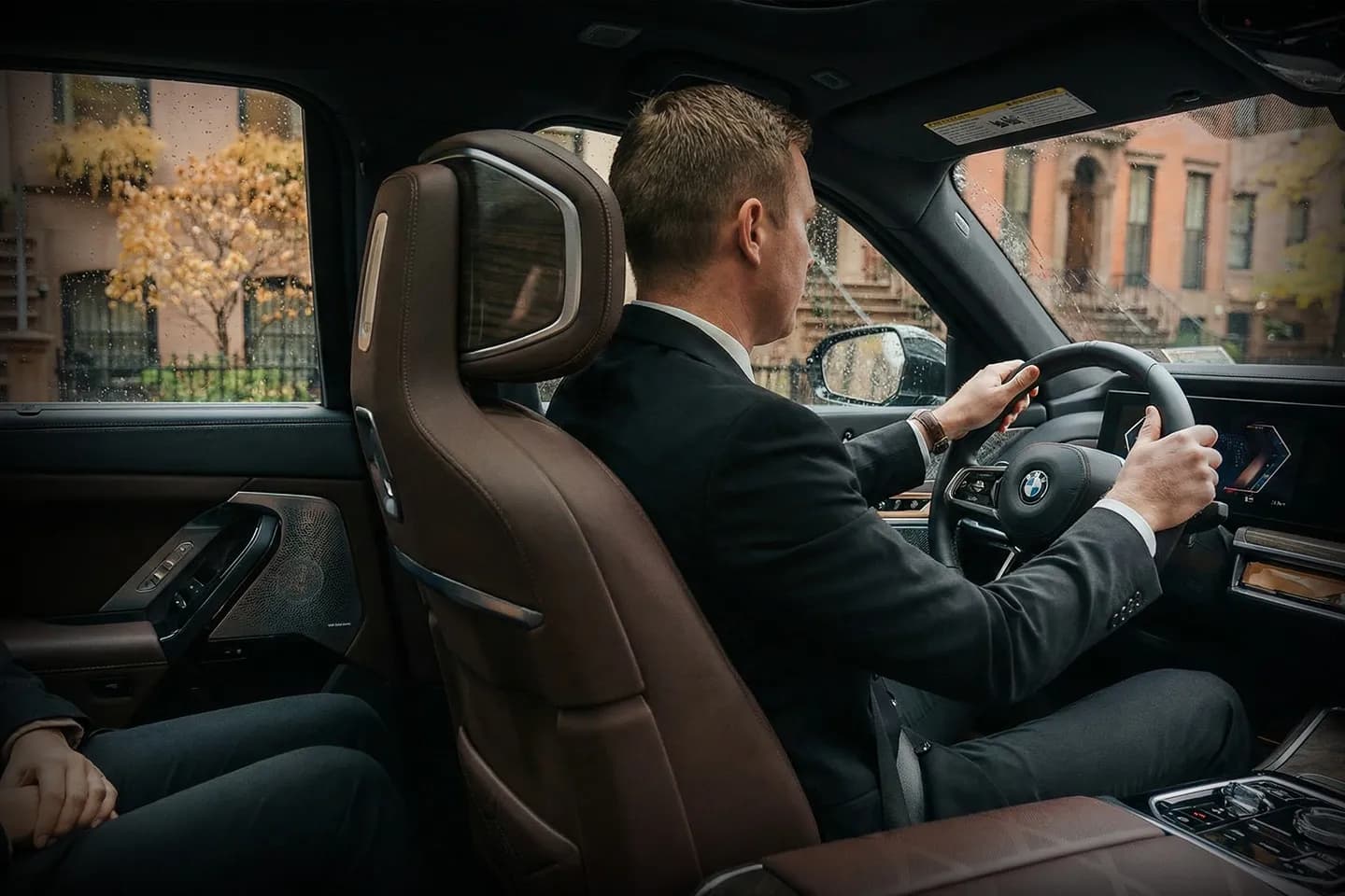 Professional chauffeur driving in Brooklyn NY service