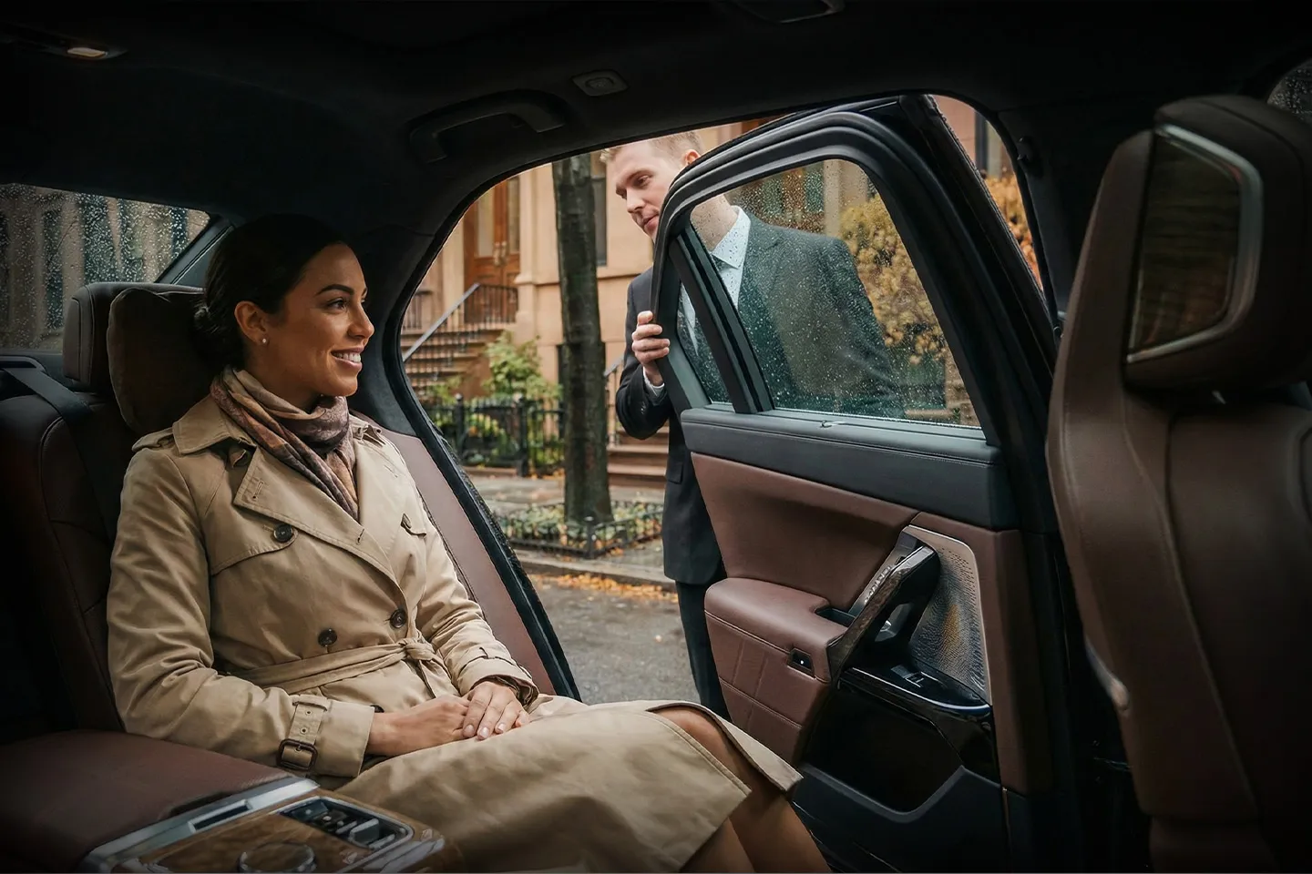 Luxury sedan used for Brooklyn NY chauffeur service