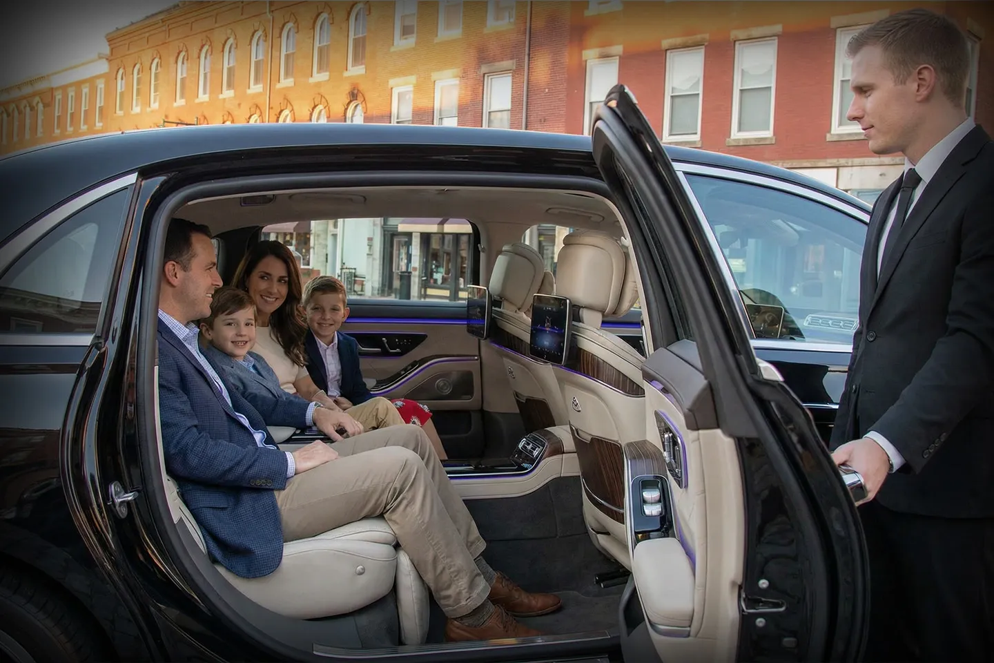 Luxury chauffeur sedan in Rockland, NY for private service