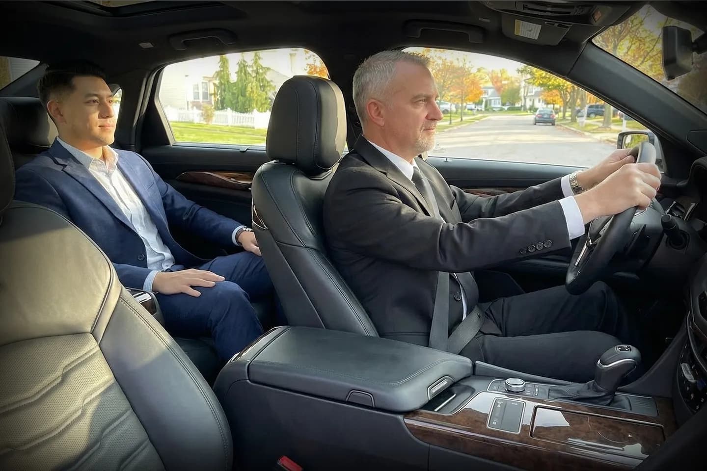 Luxury sedan for Long Island NY chauffeur service transportation