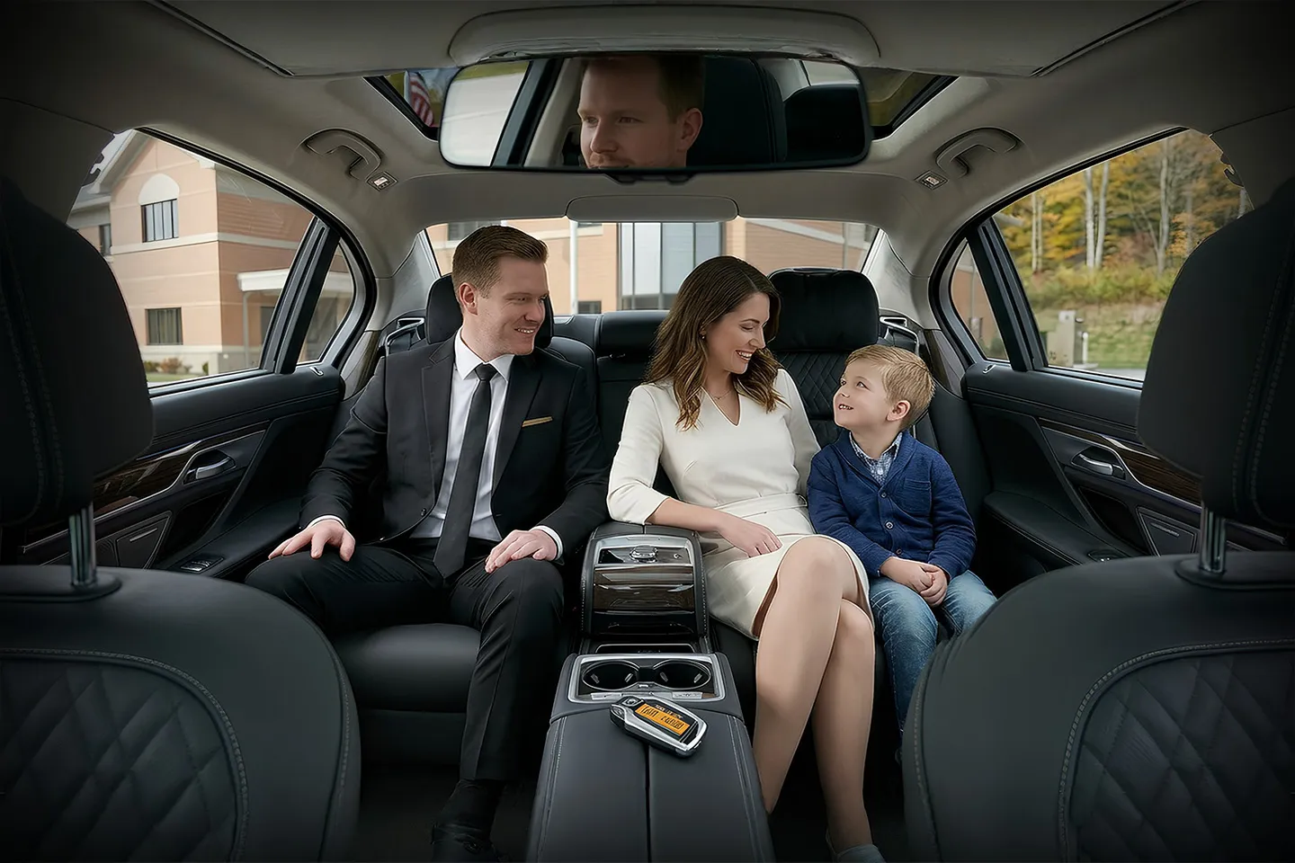 Professional driver providing Chenango chauffeur service