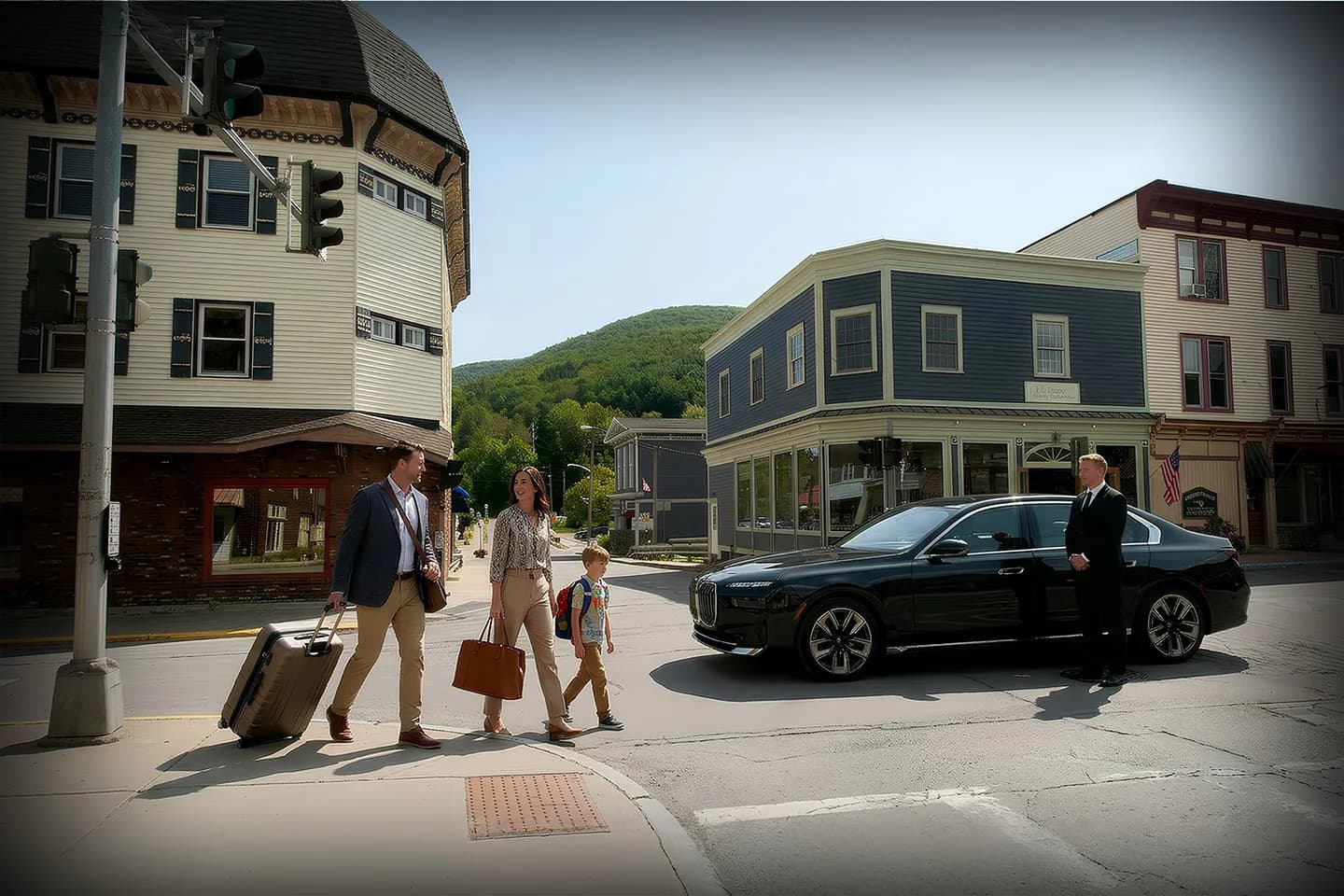 Airport transfer vehicle for Delaware NY chauffeur service