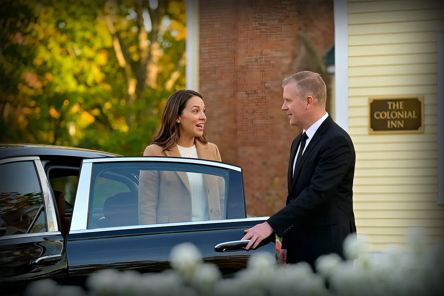 Luxury sedan used for Essex NY chauffeur service