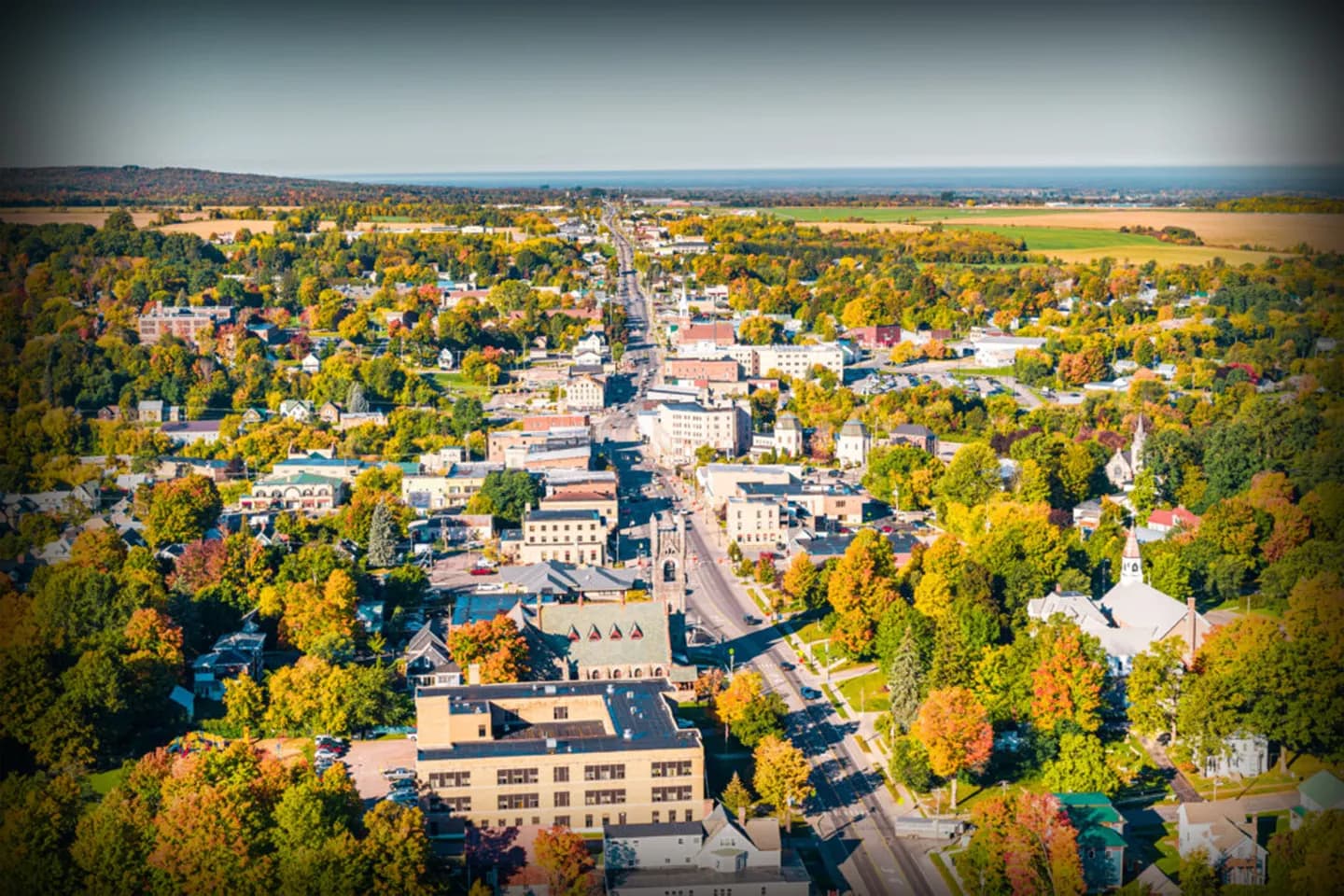 Executive SUV from Franklin, NY Chauffeur Service ready for corporate travel in downtown Franklin