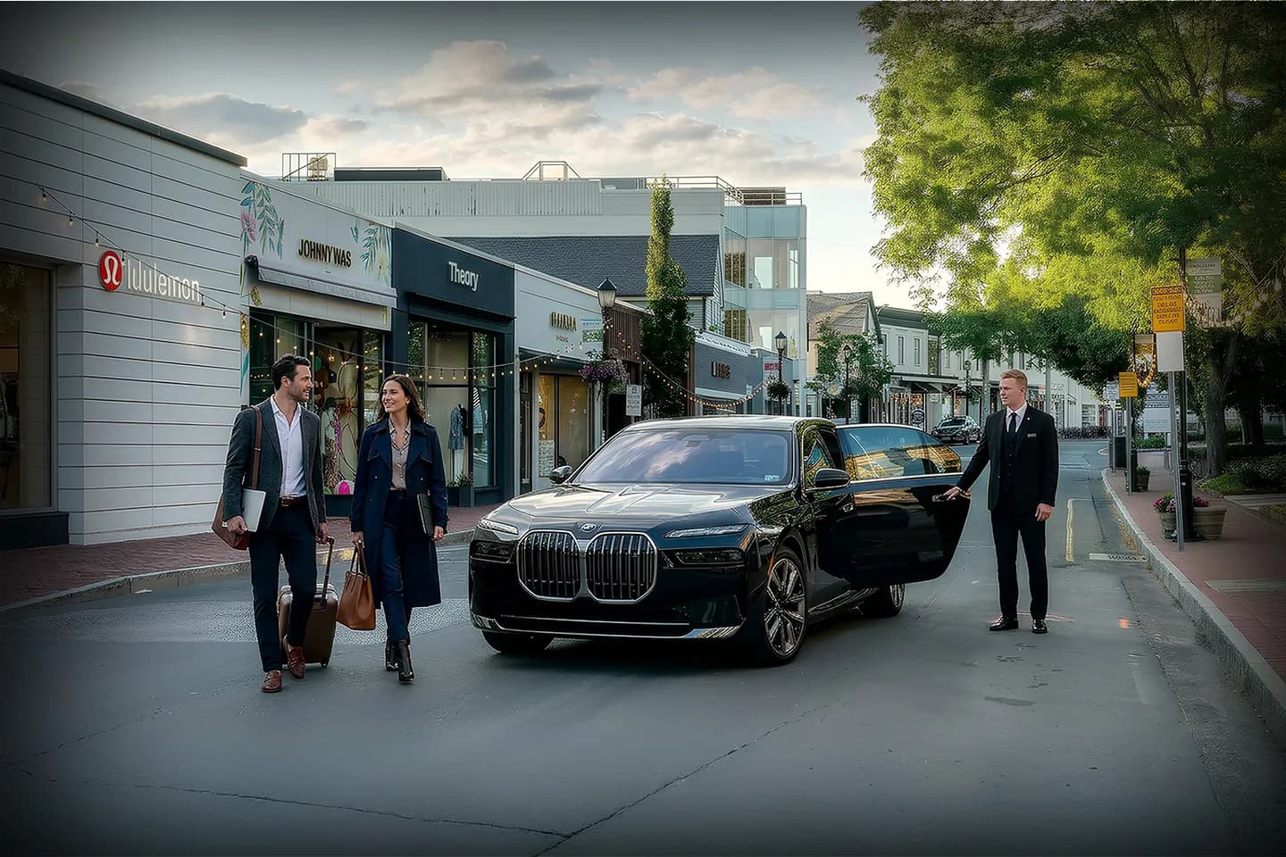 Artboard 1Luxury black car service in Connecticut CT for corporate and private travel copy