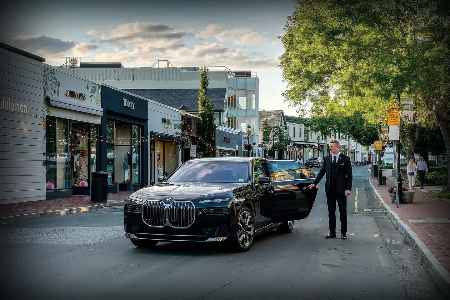 Luxury black car service in Connecticut CT for corporate and private travel