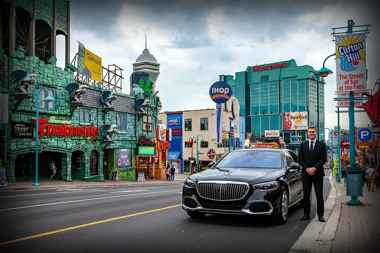 Luxury SUV interior clean and comfortable ride Niagara, NY Chauffeur Service serving business and leisure travelers