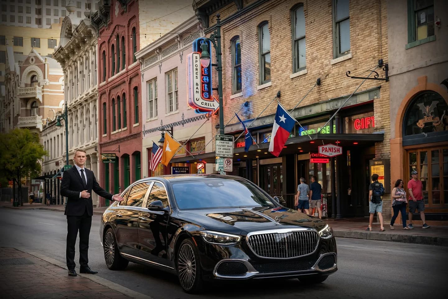 Texas TX black car service for business and corporate travel