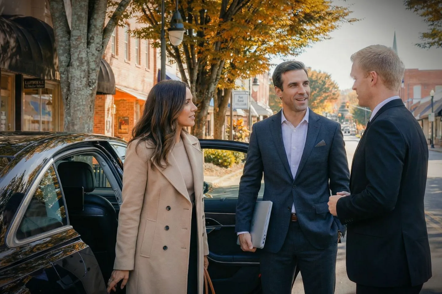 Professional chauffeur car service in North Carolina NC black car ride