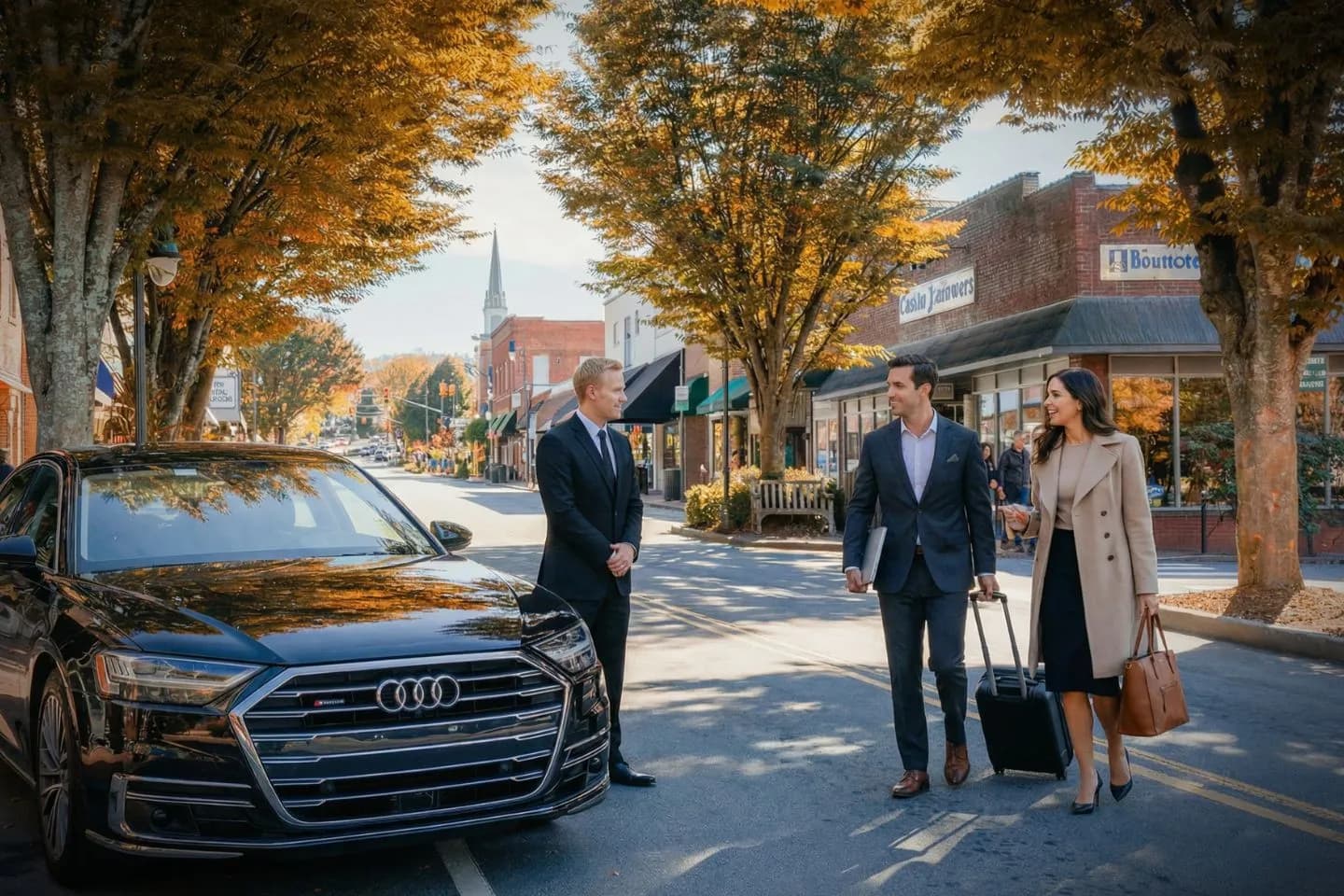 Luxury car service in North Carolina NC airport and city transportation