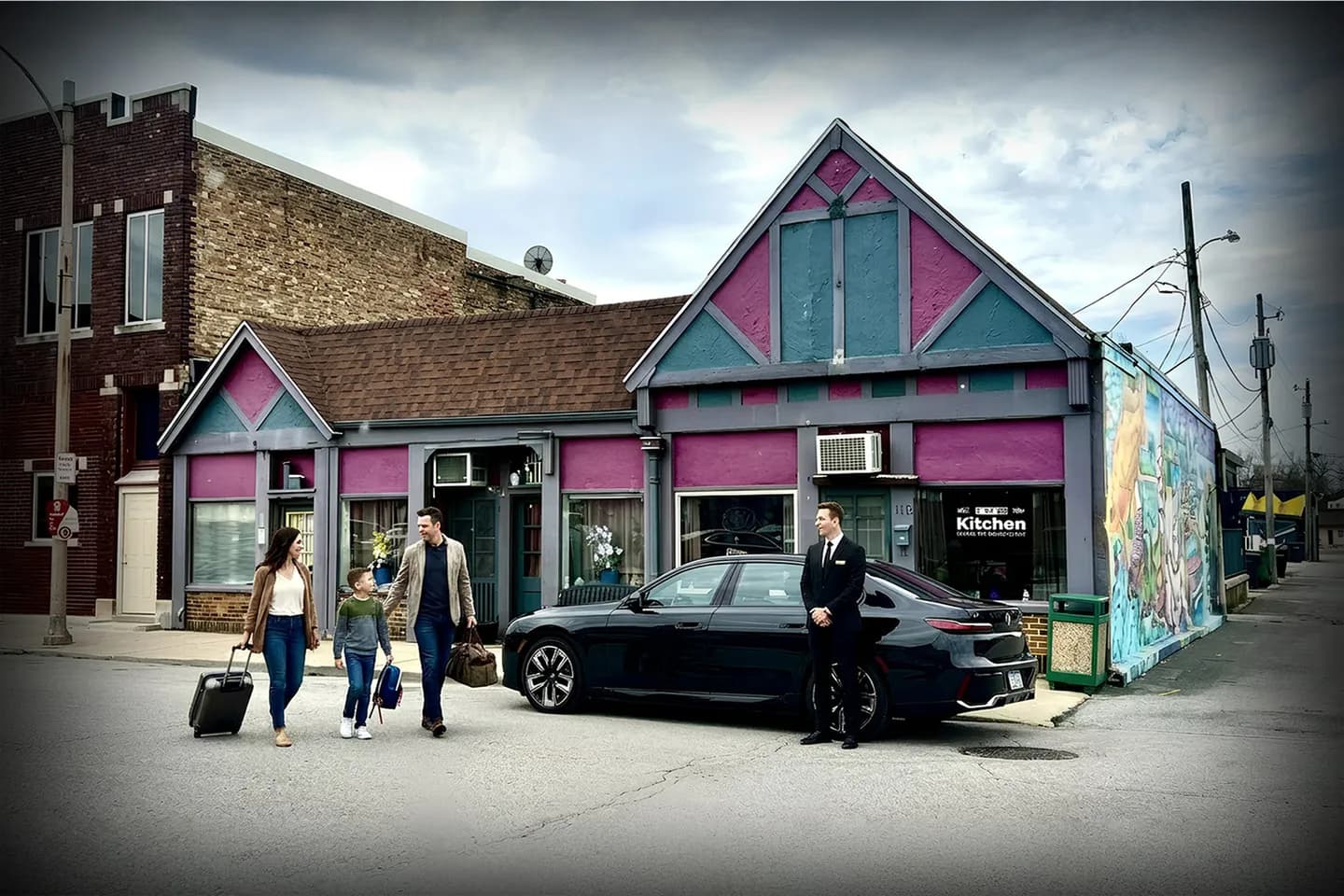 Night city travel luxury sedan Rensselaer NY Chauffeur Service professional driver