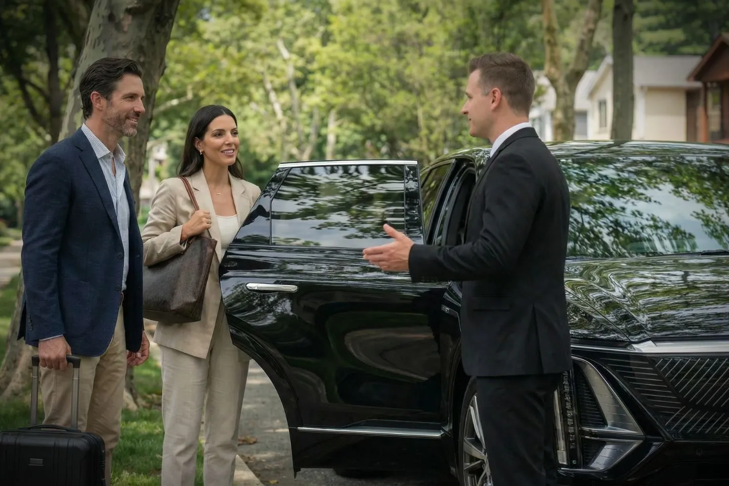 Interior view of luxury vehicle used in Washington, NY Chauffeur Service rides