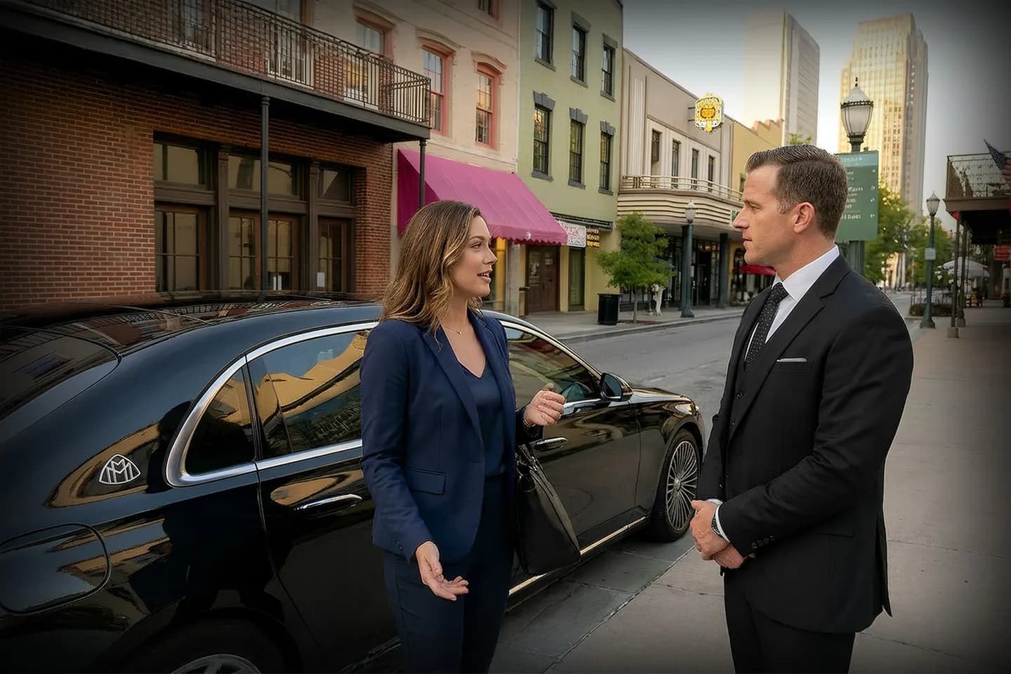 Clean luxury interior of vehicle used for Alabama, AL Car Service transportation