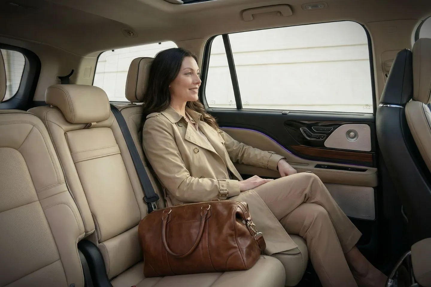 Wedding transportation by Delaware DE car service with elegant black car and uniformed chauffeur