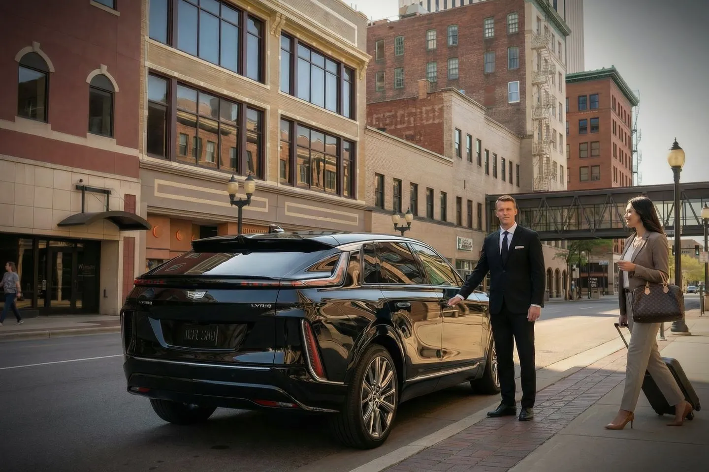 Iowa, IA Car Service airport transfer with luggage assistance and premium black car