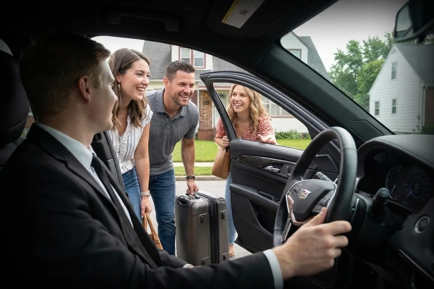 Car Service in Schuyler, NY Luxury sedan providing Schuyler car service in Schuyler, NY