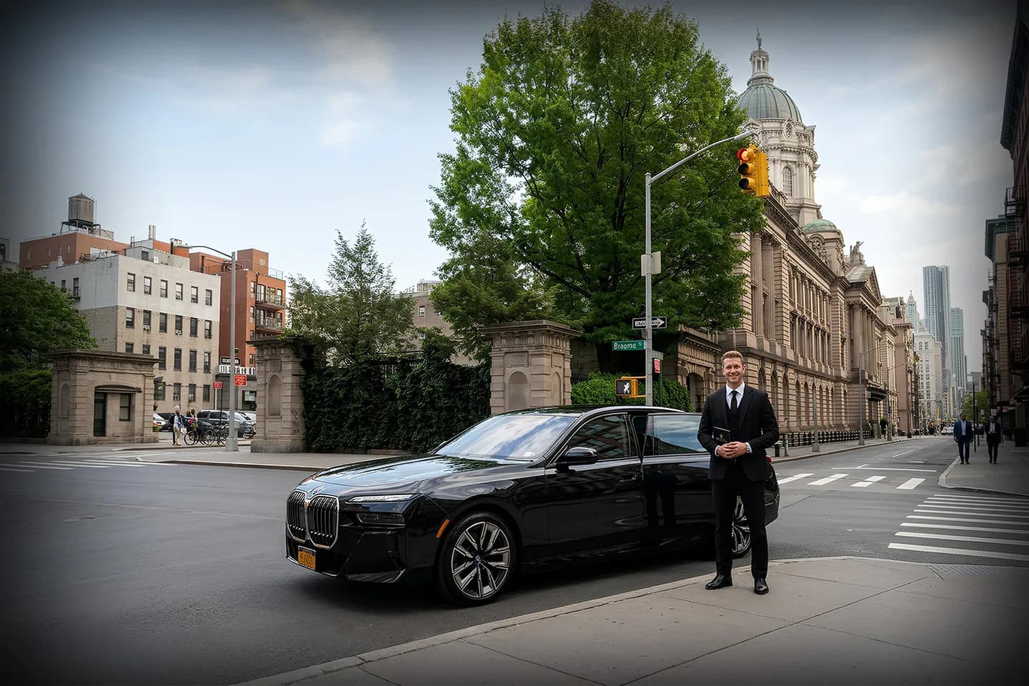 Chauffeur Service in Broome, NY Premium black car for chauffeur service in Broome NY