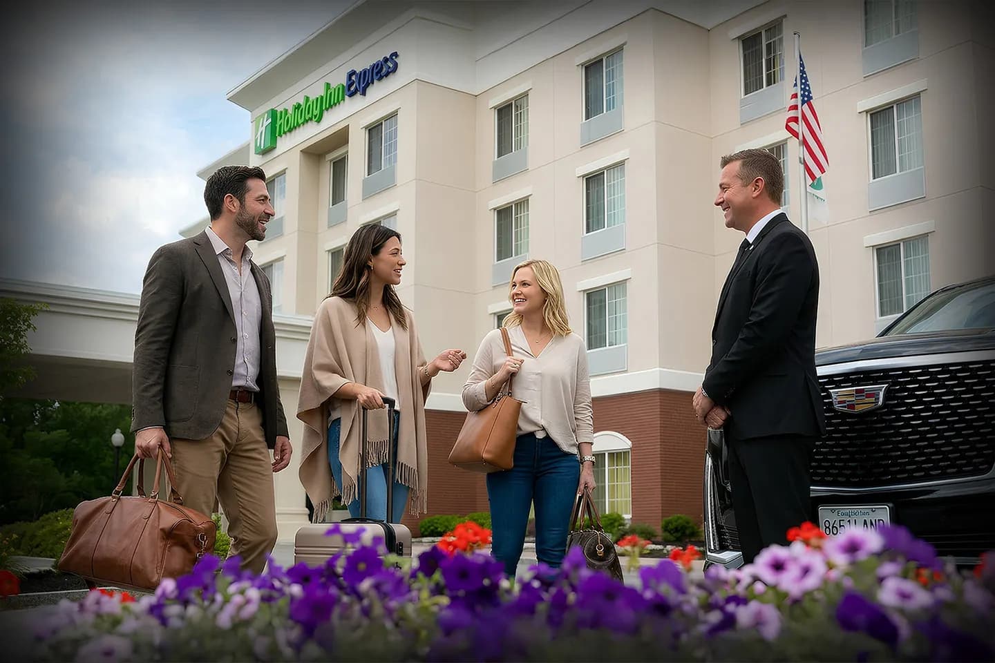 Chauffeur Service in Cortland, NY Luxury sedan used for Cortland chauffeur service in Cortland NY