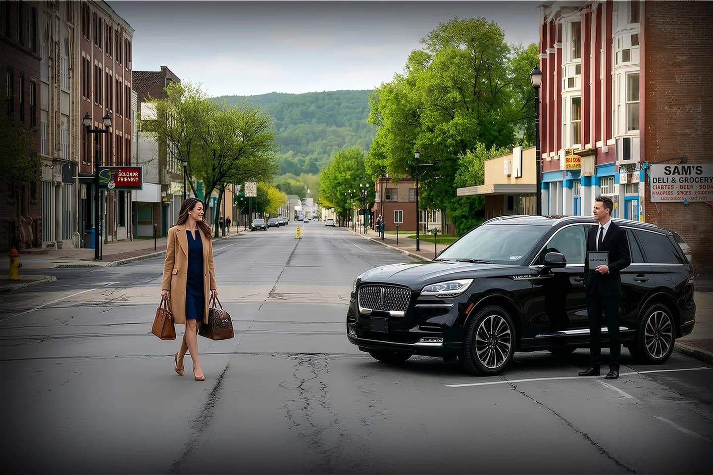 Chauffeur Service in Herkimer, NY Clean interior of premium vehicle used by Herkimer NY chauffeur service